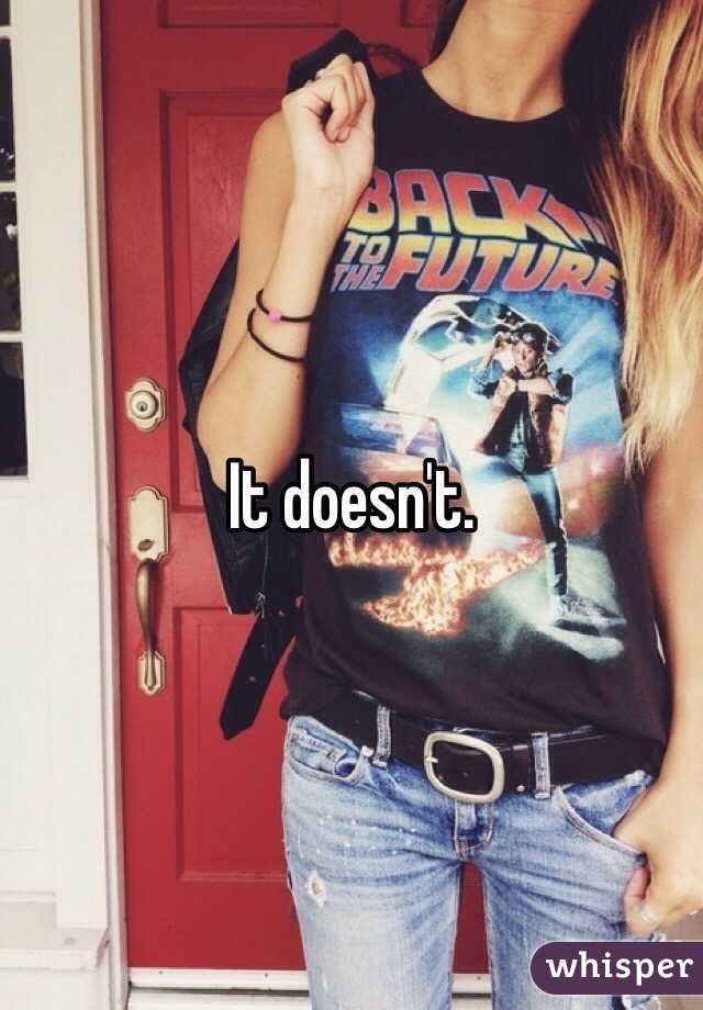 It doesn't. 