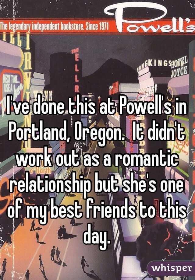 I've done this at Powell's in Portland, Oregon.  It didn't work out as a romantic relationship but she's one of my best friends to this day.