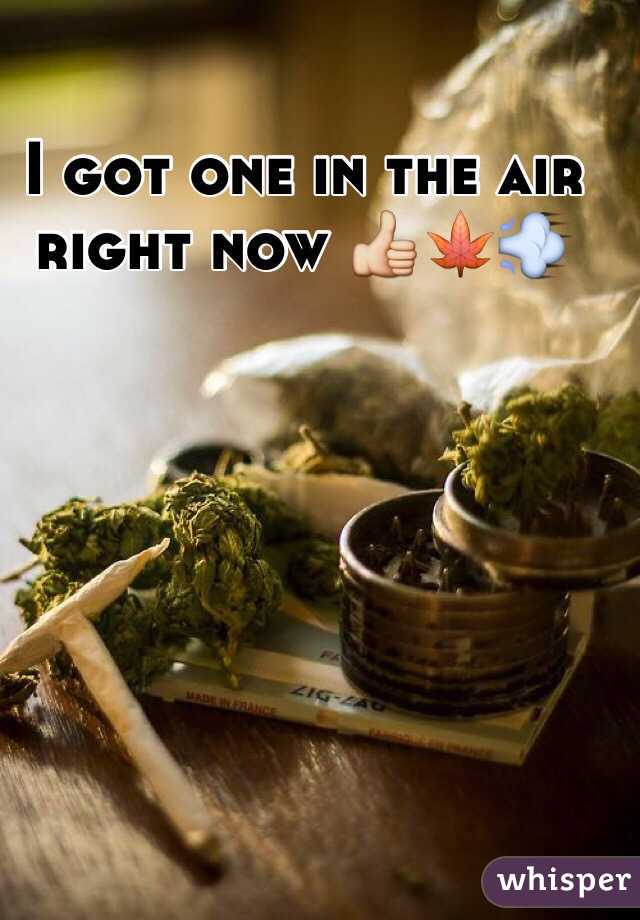 I got one in the air right now 👍🍁💨