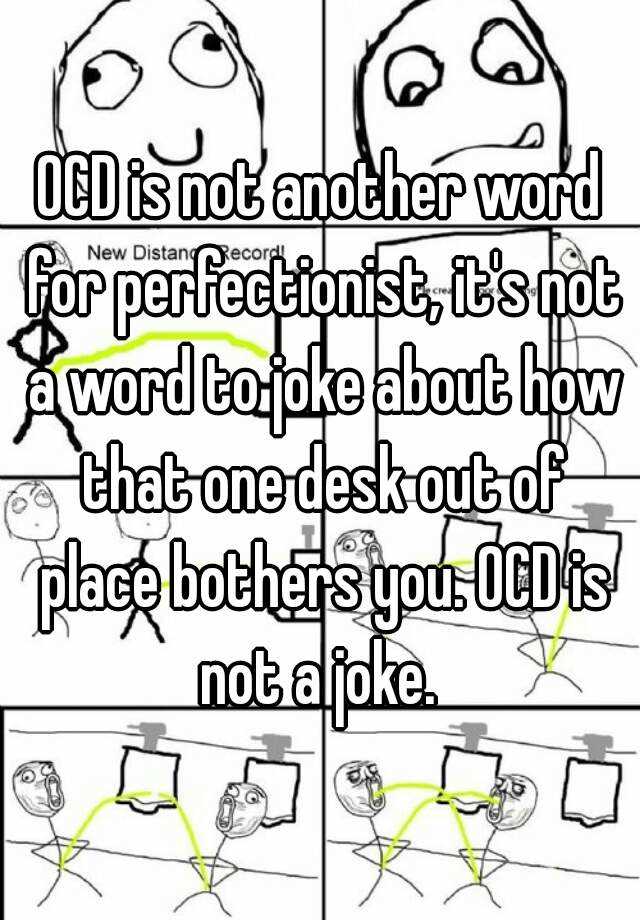 Another Word For Perfectionist