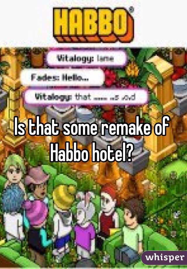 Is that some remake of Habbo hotel?