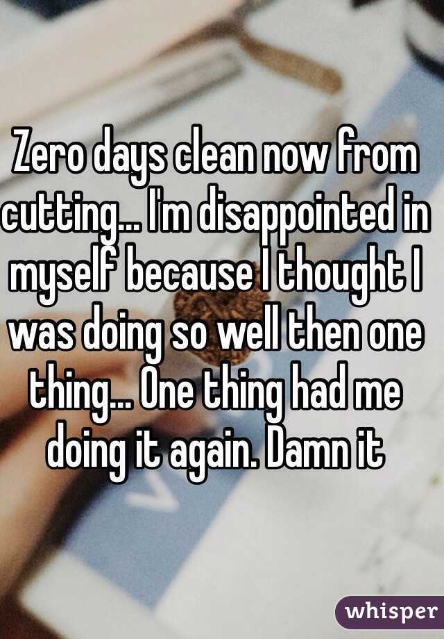 Zero Days Clean Counter