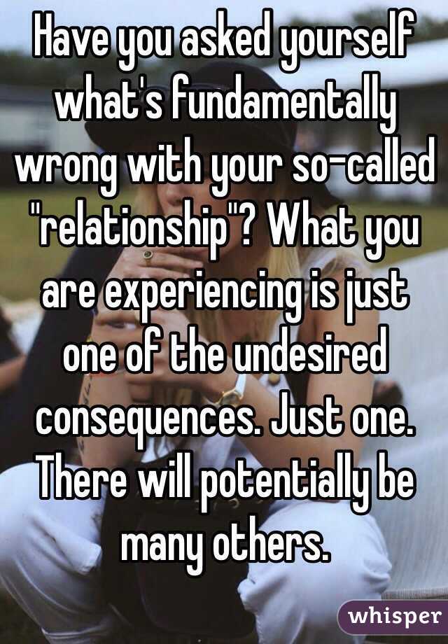 Have you asked yourself what's fundamentally wrong with your so-called "relationship"? What you are experiencing is just one of the undesired consequences. Just one. There will potentially be many others.
