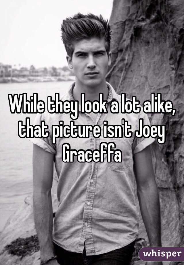 While they look a lot alike, that picture isn't Joey Graceffa