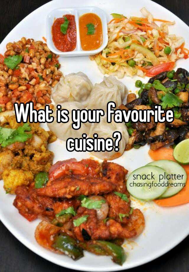 What is Your Favorite Cuisine? 