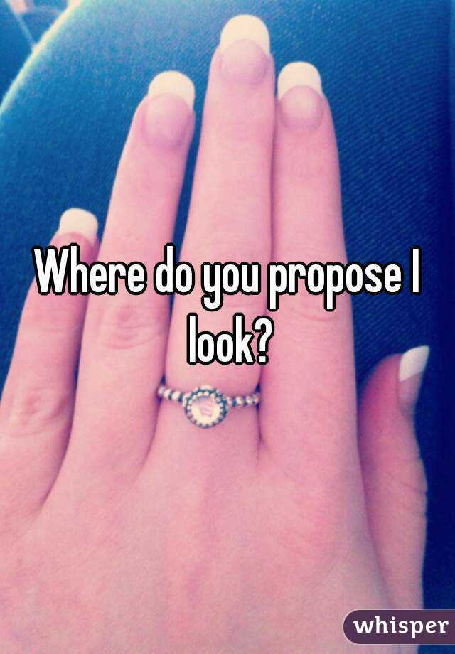 Where do you propose I look?