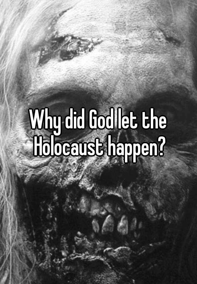 History Why Did The Holocaust Happen