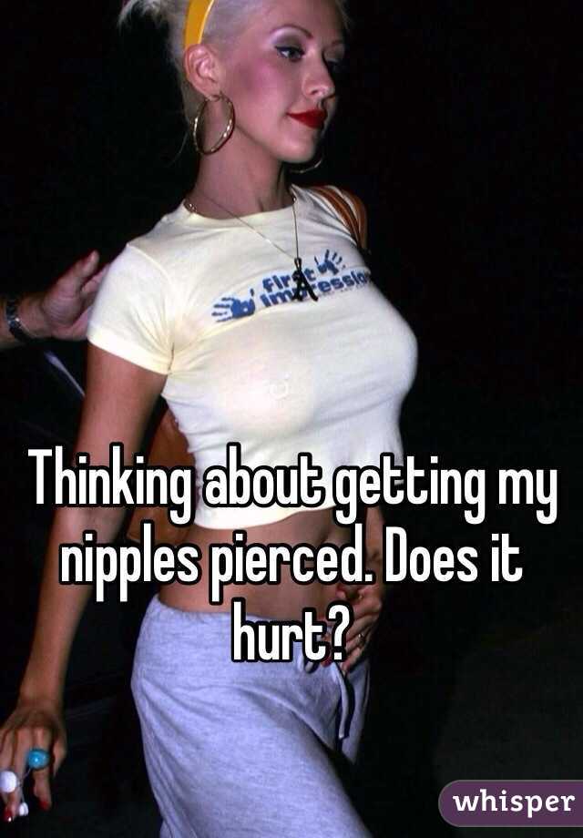 Does Getting Your Nipples Pierced Hurt 76