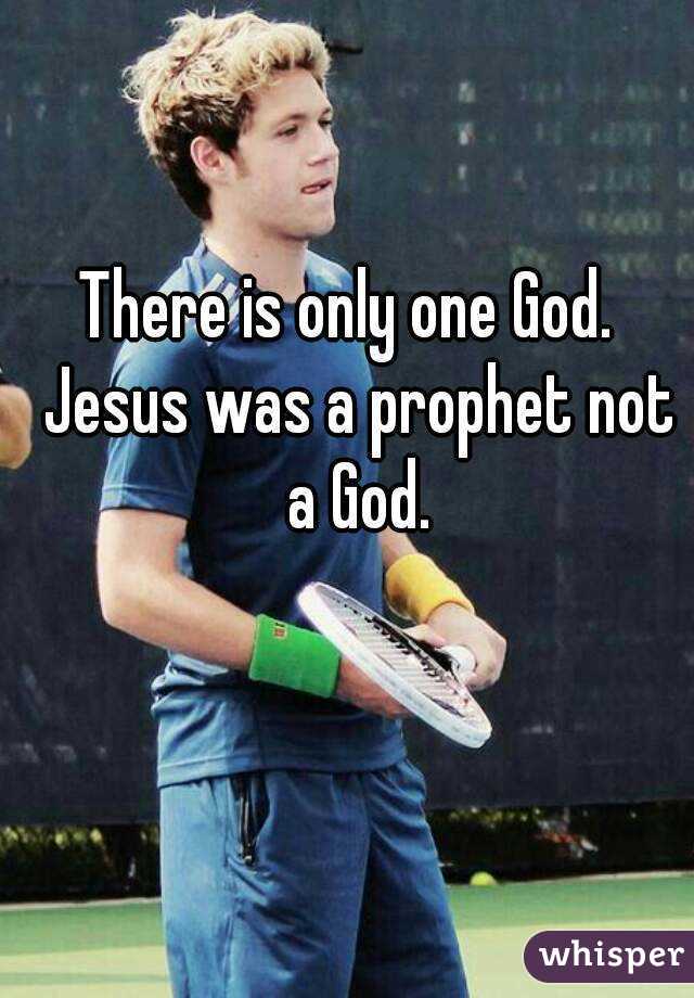 There is only one God.  Jesus was a prophet not a God.