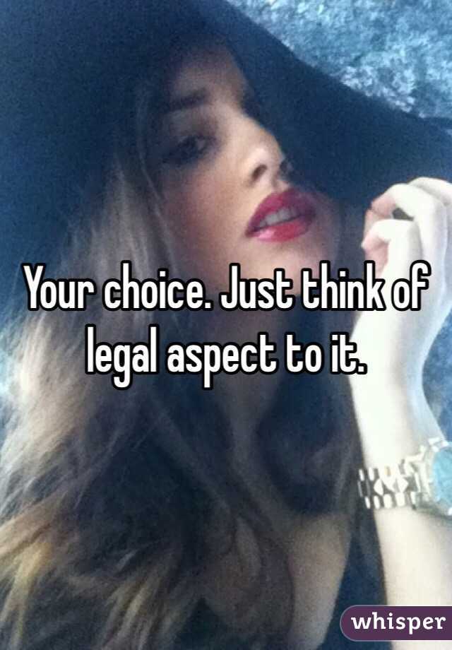 Your choice. Just think of legal aspect to it.
