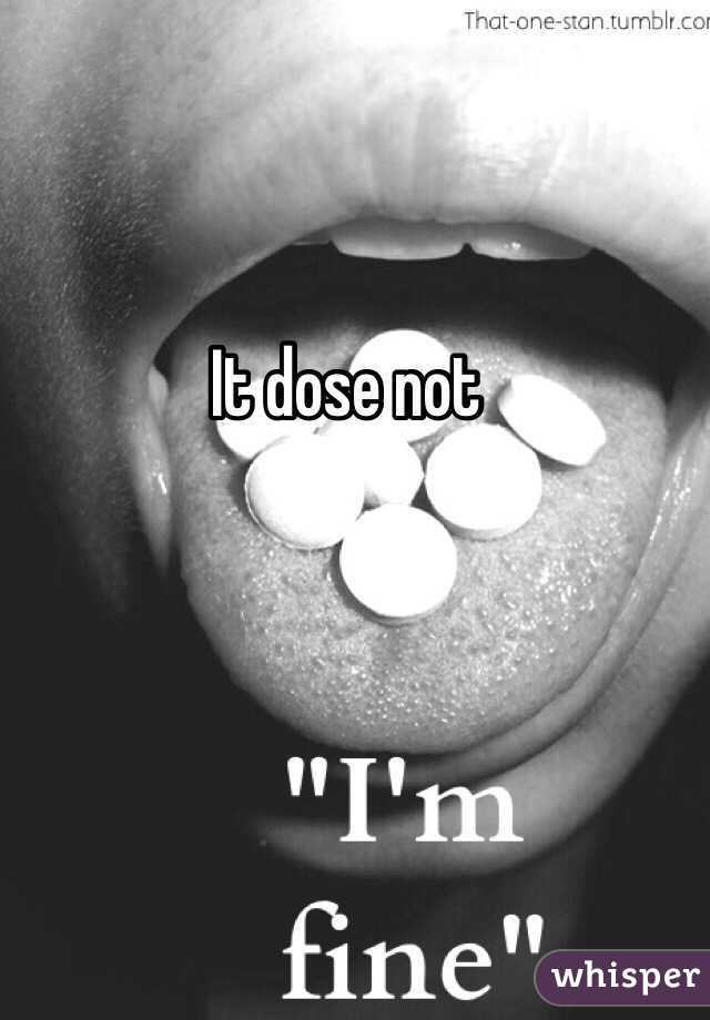 It dose not 