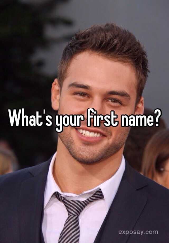 Is Your First Name Personal Info