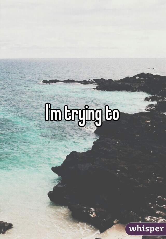 I'm trying to