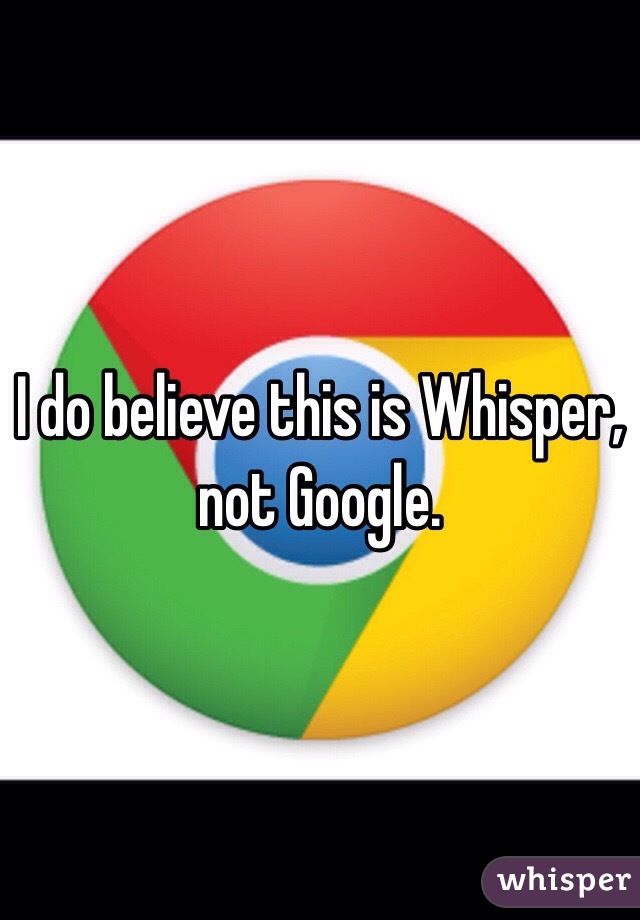 I do believe this is Whisper, not Google. 