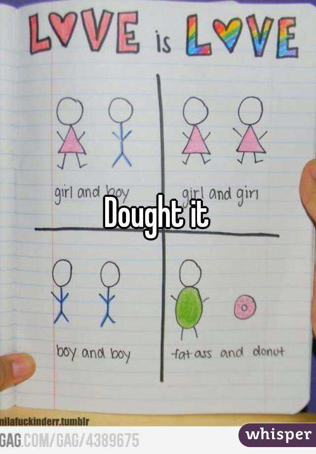 Dought it