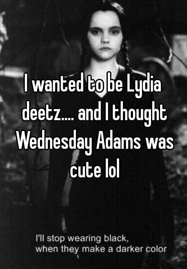 Wednesday Addams X Lydia Deetz