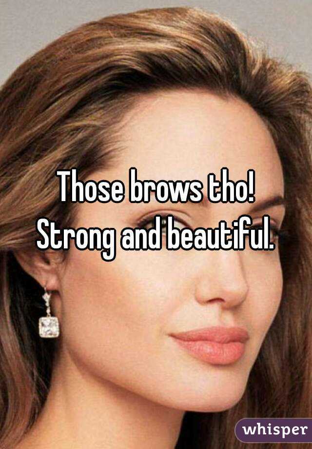 Those brows tho!
Strong and beautiful.