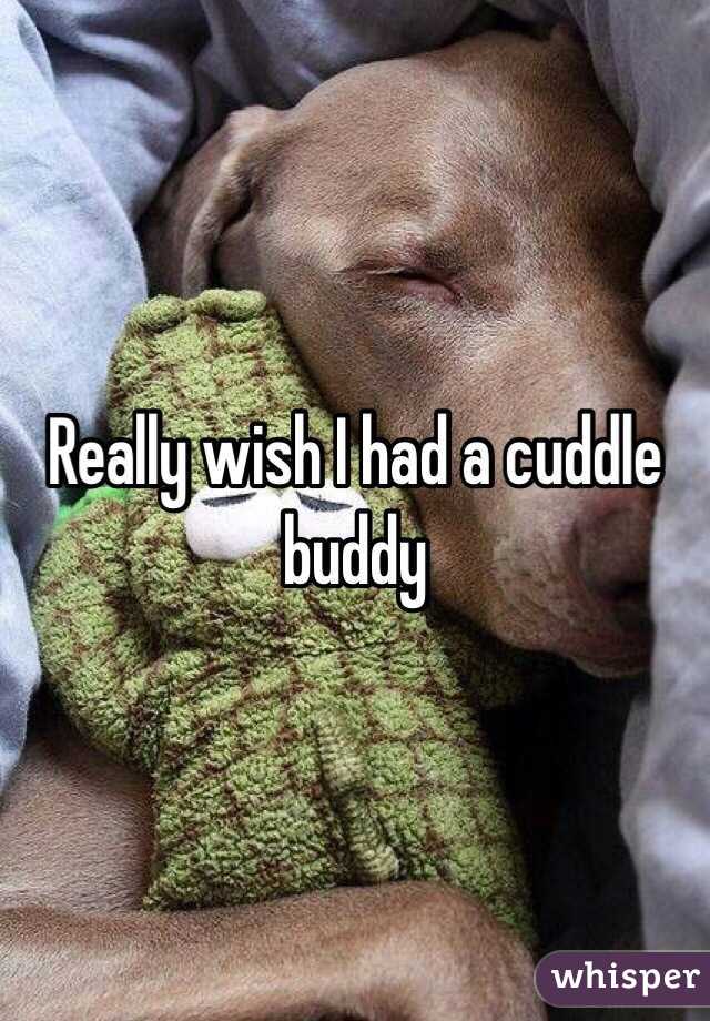 Really wish I had a cuddle buddy 