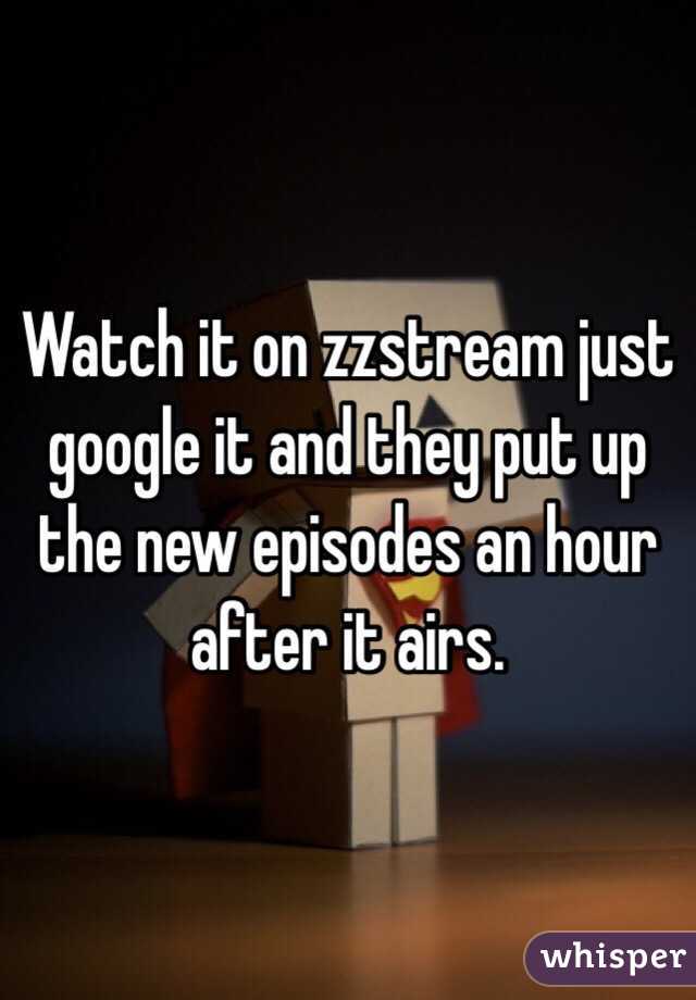 Watch it on zzstream just google it and they put up the new episodes an hour after it airs. 