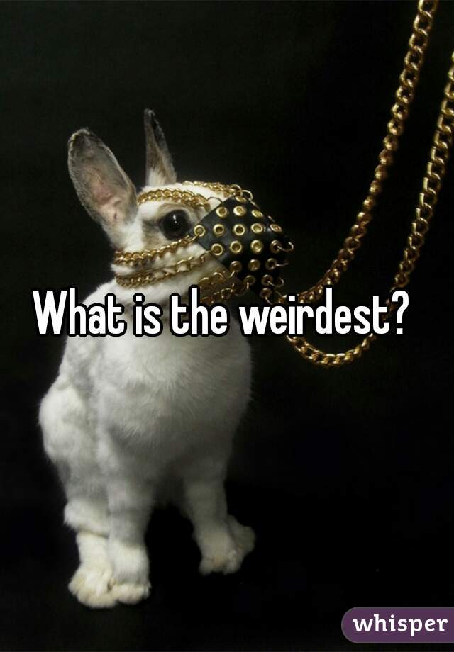 What is the weirdest? 