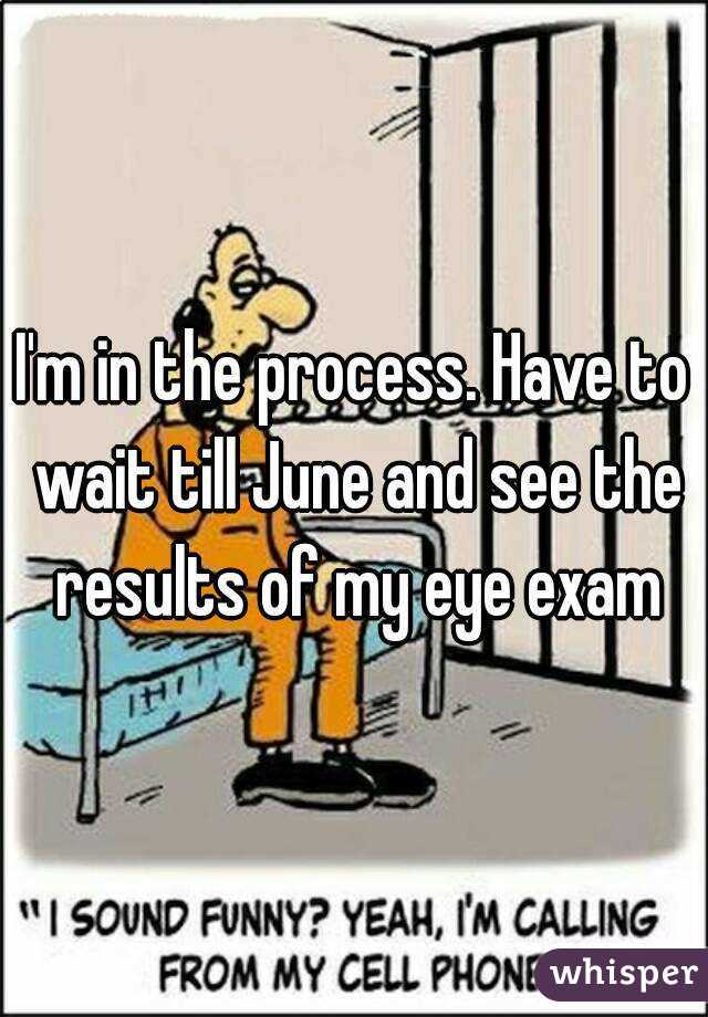 I'm in the process. Have to wait till June and see the results of my eye exam