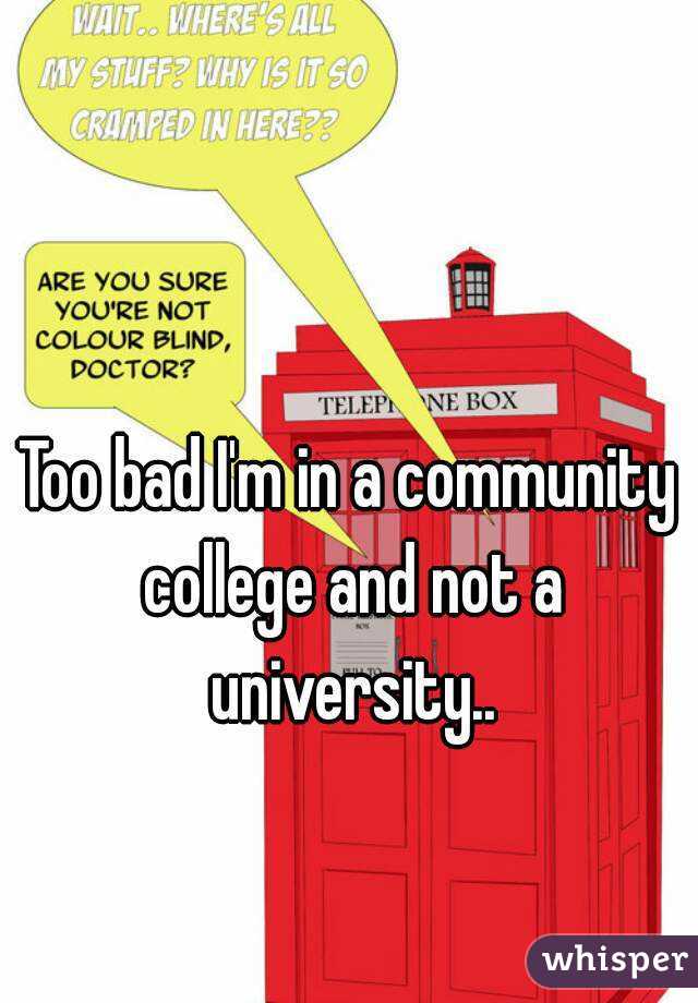 Too bad I'm in a community college and not a university..