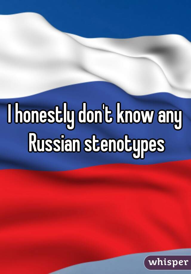 I honestly don't know any Russian stenotypes