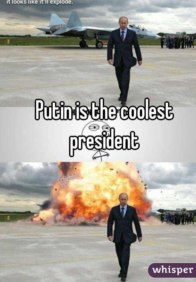 Putin is the coolest president 