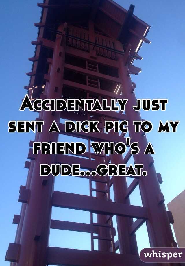 Accidentally just sent a dick pic to my friend who's a dude...great.