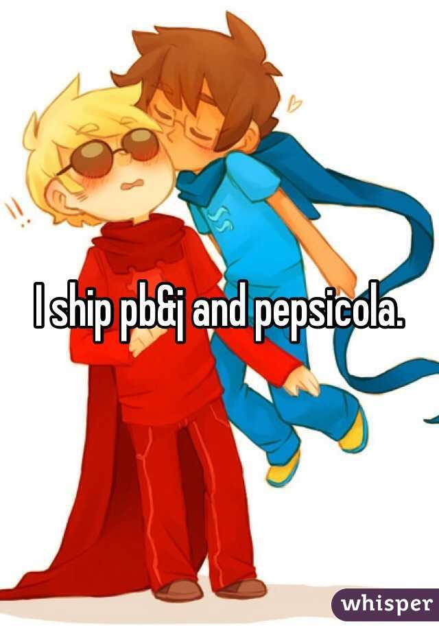 I ship pb&j and pepsicola. 