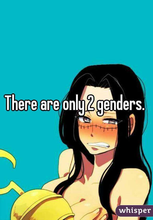 There are only 2 genders. 