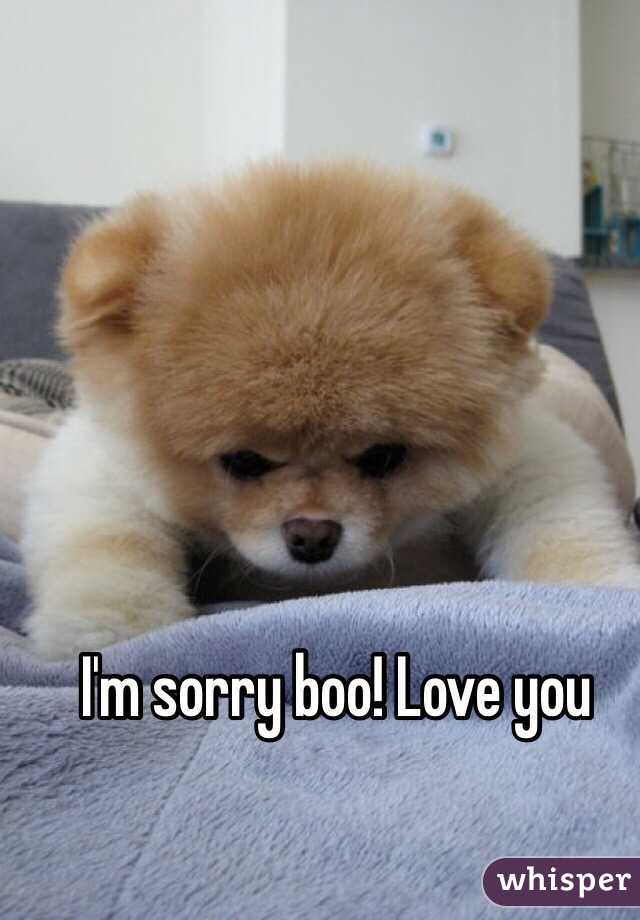 I'm sorry boo! Love you