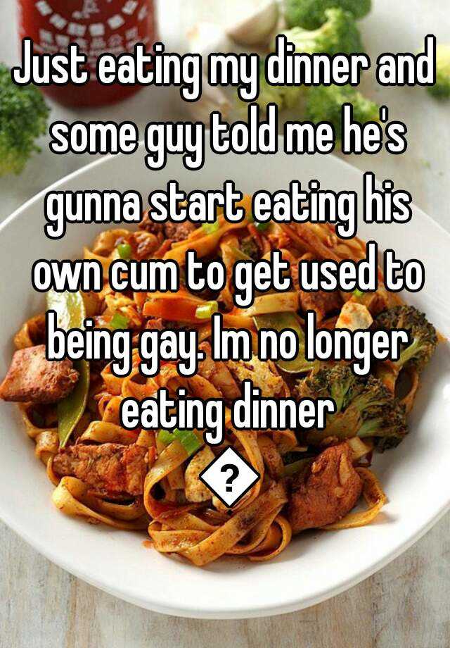 Eating Own Cum