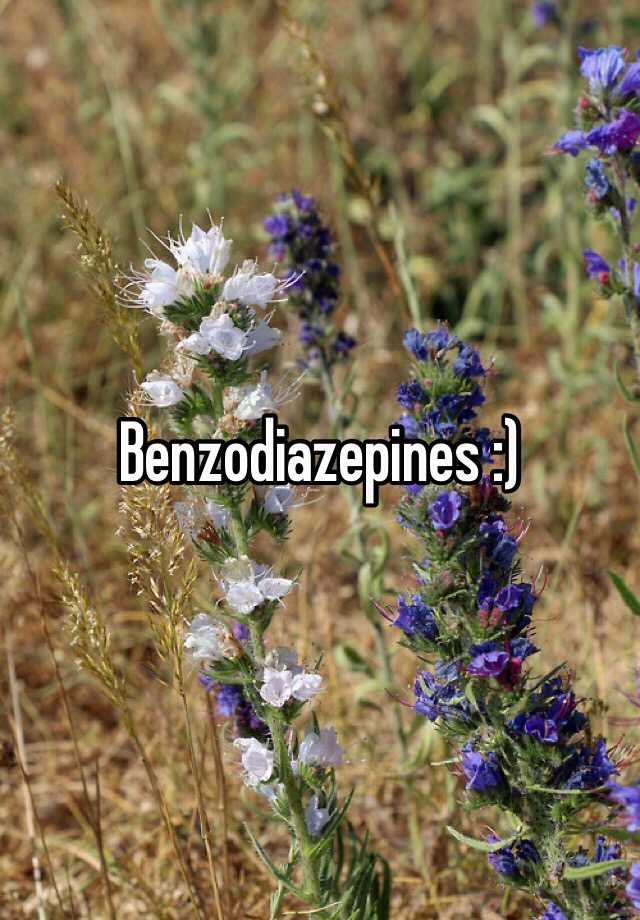 Benzodiazepines :)