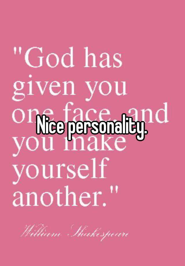 nice-personality