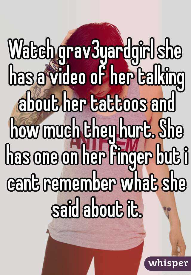 Watch grav3yardgirl she has a video of her talking about her tattoos and how much they hurt. She has one on her finger but i cant remember what she said about it.