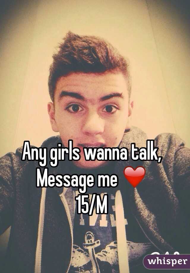 Any girls wanna talk,
Message me ❤️
15/M