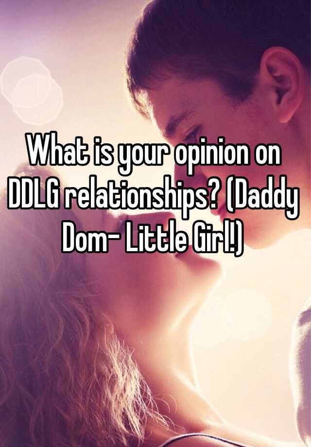 Daddy dom little