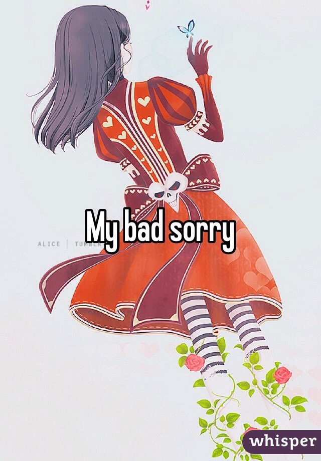 My bad sorry 