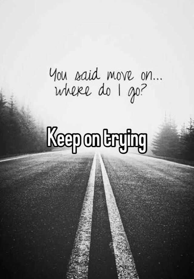 keep-on-trying