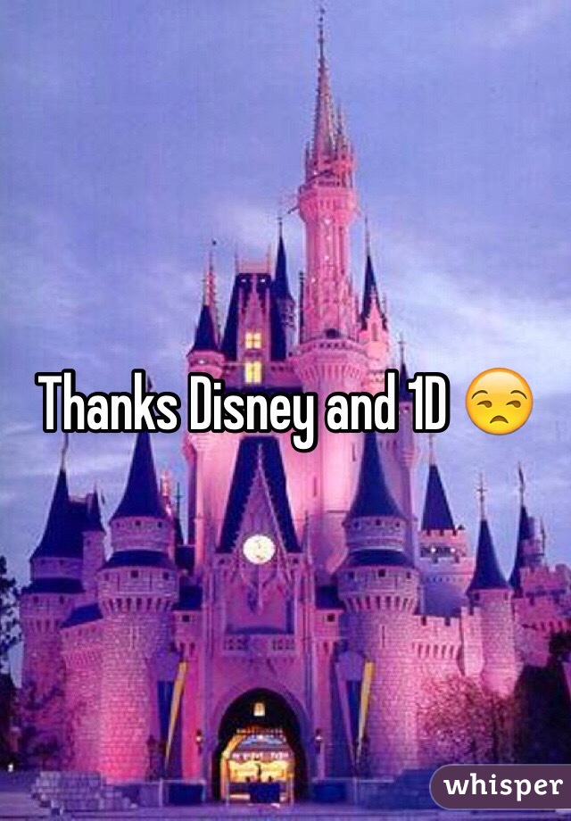 Thanks Disney and 1D 😒