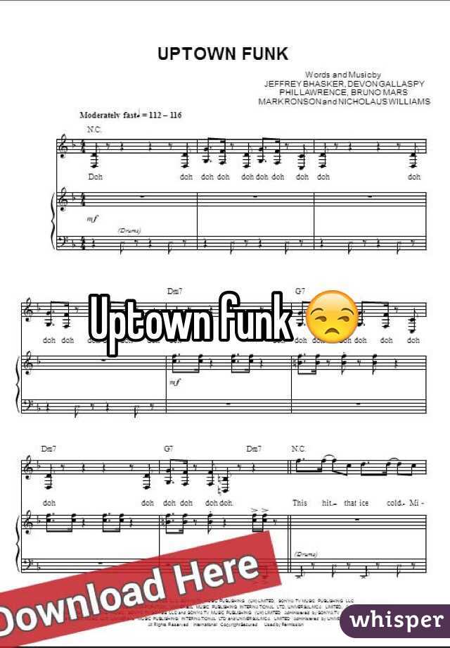 Uptown funk 😒