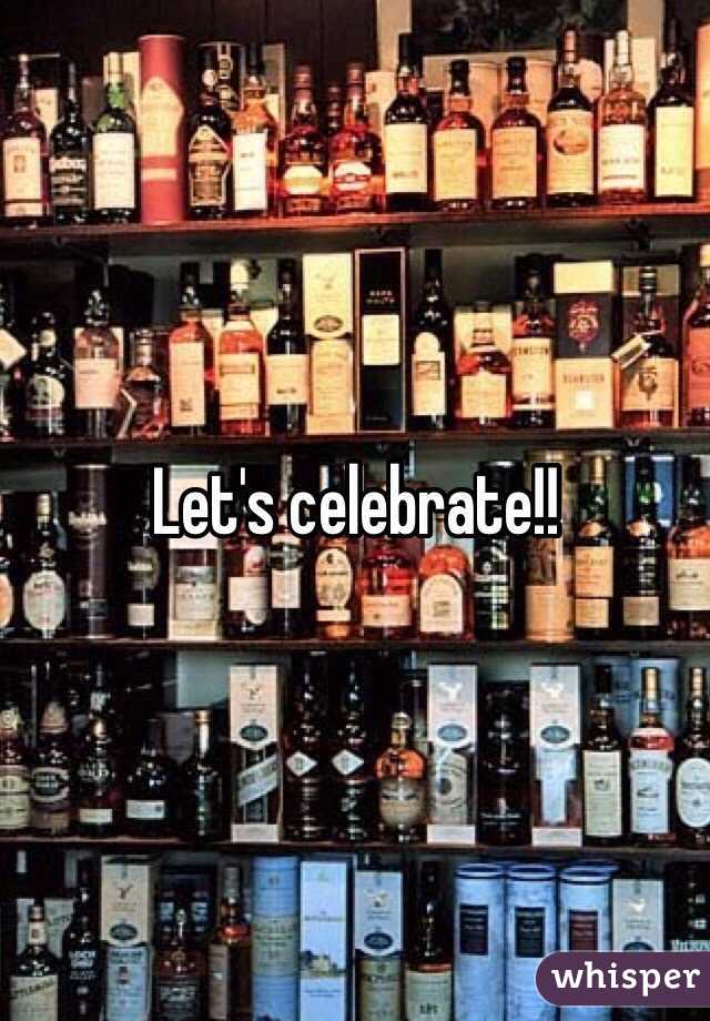 Let's celebrate!! 