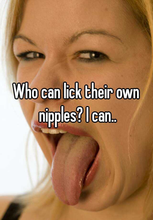 Lick Own Nipples 110