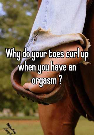 Why do your toes curl up when you have an orgasm