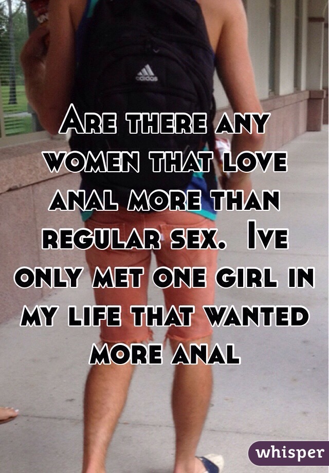 women that love anal sex