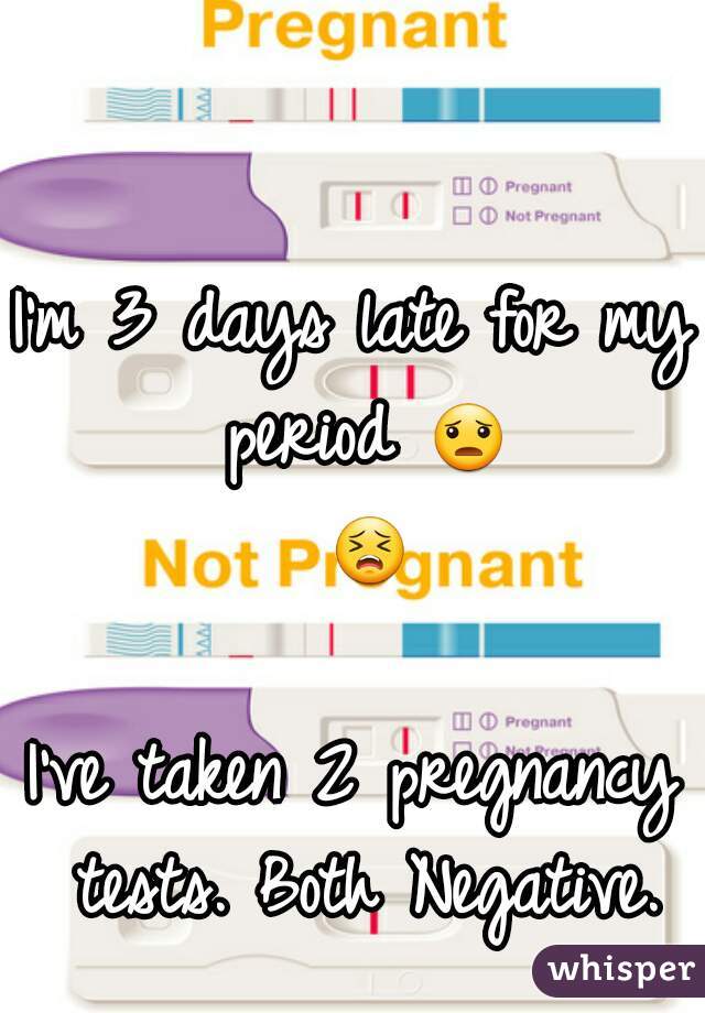 yeast infection late period negative pregnancy test