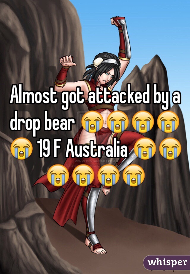 Almost got attacked by a drop bear 😭😭😭😭😭 19 F Australia 😭😭😭😭😭😭