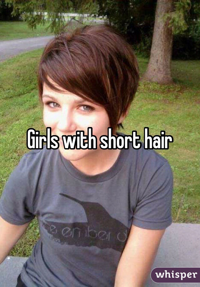 Girls with short hair 