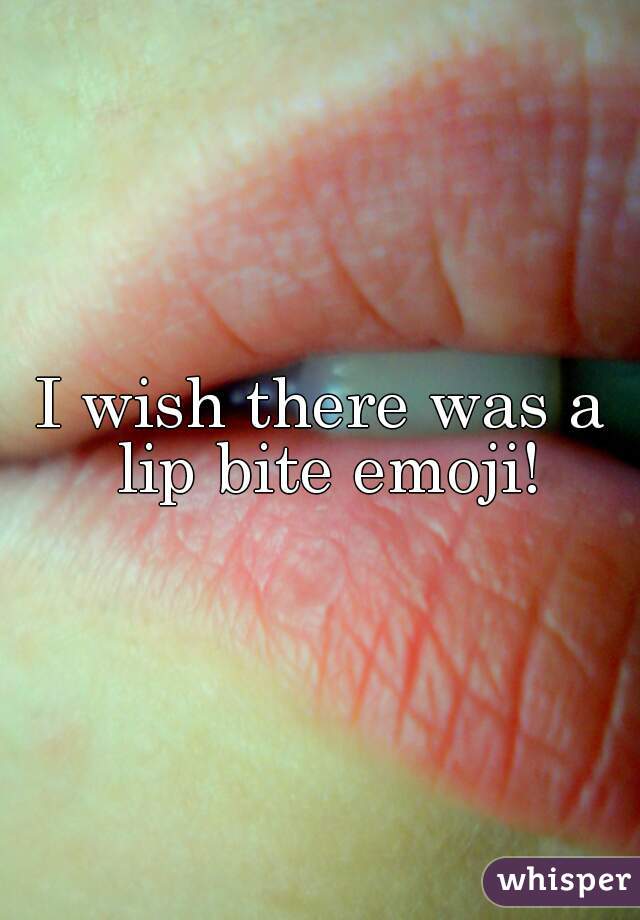 Lip Bite Emoji | Sitelip.org
